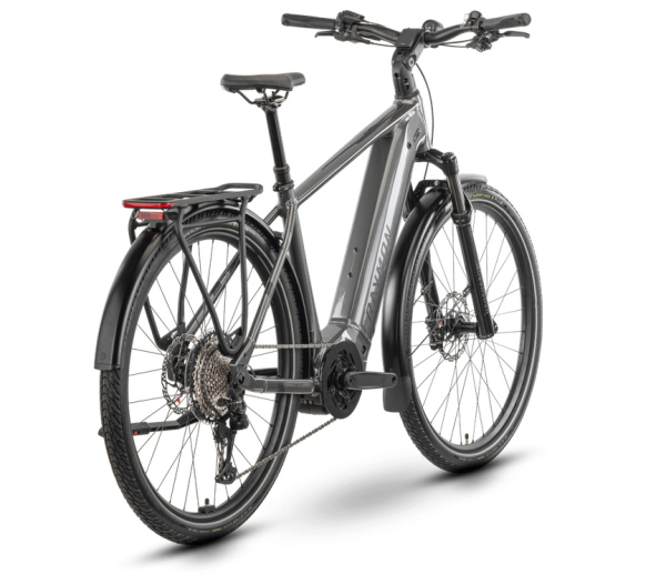 E-Bike Pedelec Raymon "Tahona Ultra" Diamant - metalgrey / black / citron